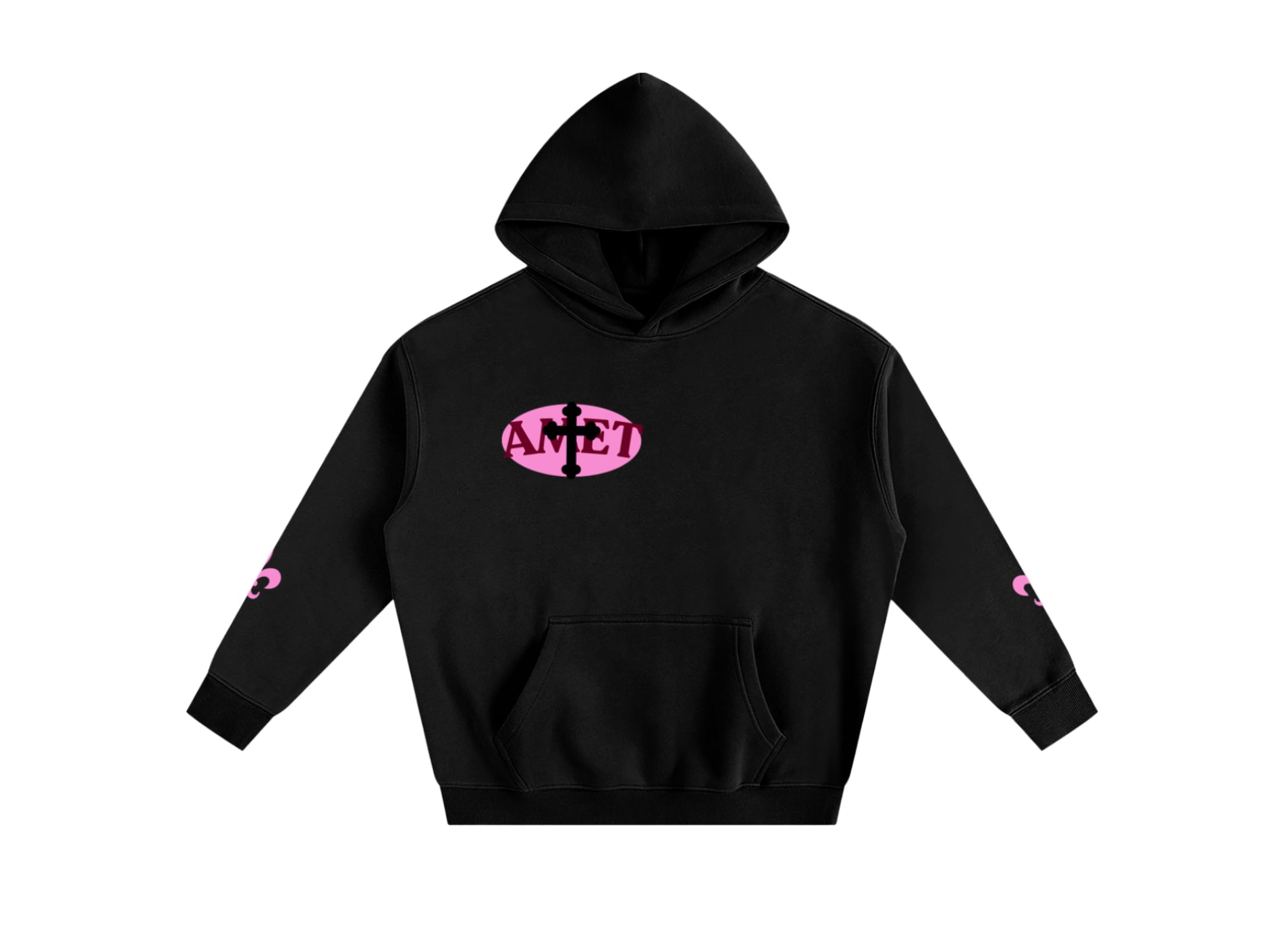 AMET| Black Joshua 1:9 Long Sleeve Hoodie