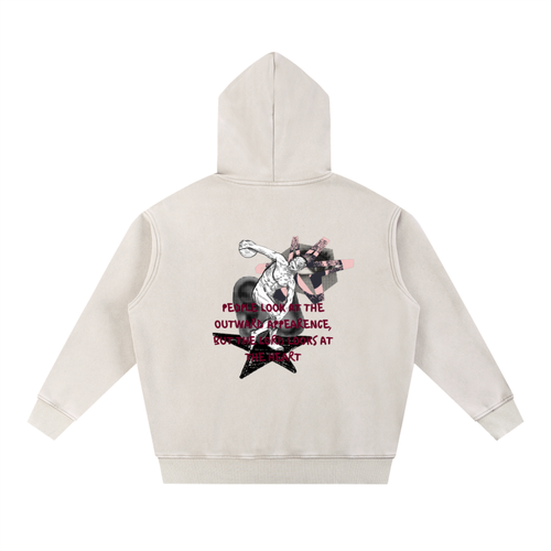 AMET DISTINCT|Creme Hoodie 1 Samuel 6:17